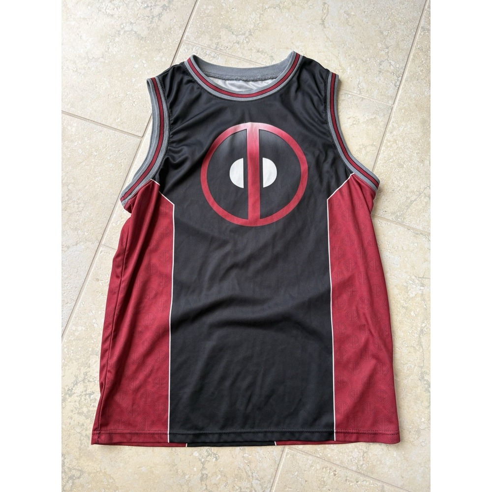 Marvel Deadpool Basketball Jersey Tank Top Men's Large MCU